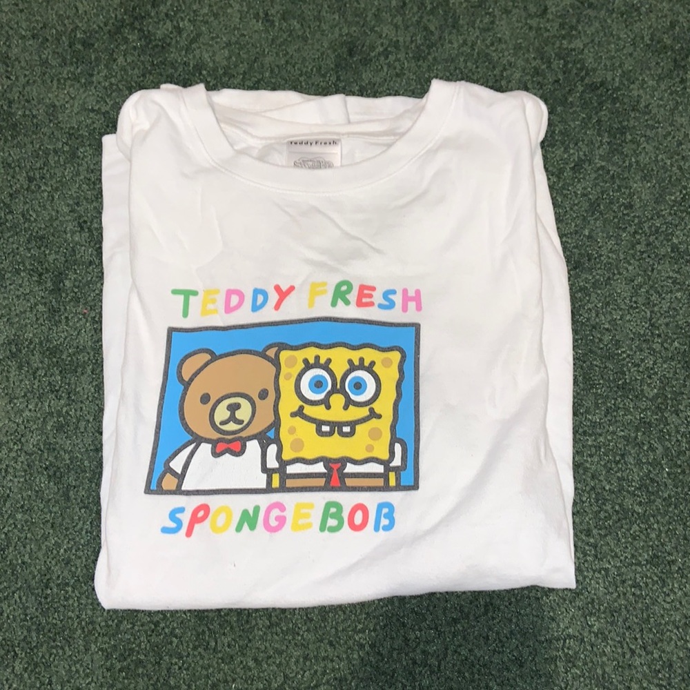 Mens Teddy Fresh Size Large Spongebob Zumiez Graphic T-Shirt